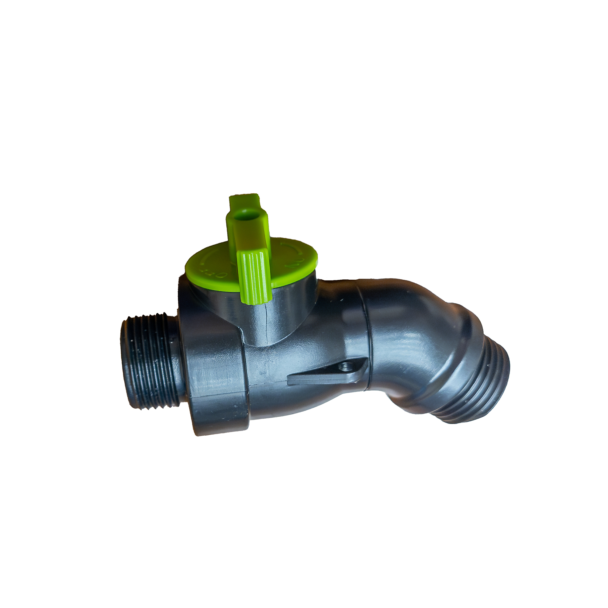 Bushman Ball Valve — 3/4in. MPT to 3/4in. GHT, Plastic, Durable, Model# BSH-34MPT-VALVE